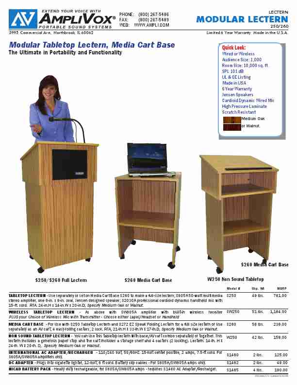 AmpliVox Indoor Furnishings SW250-page_pdf